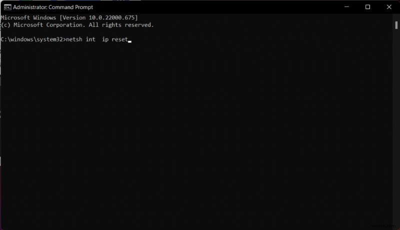 วิธีรีเซ็ต TCP/IP Stack ใน Windows 10/11