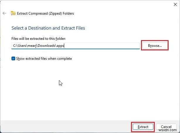 3 วิธีแตกไฟล์ใน Windows 11