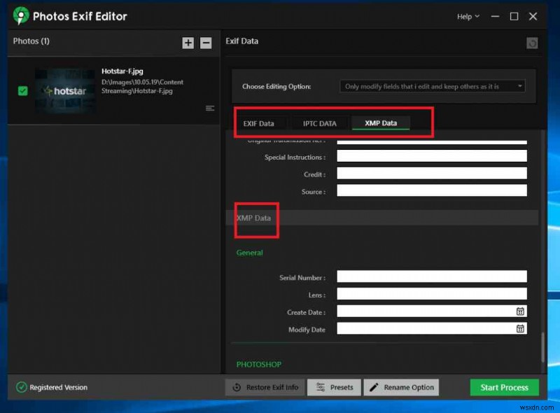 ประโยชน์ของการใช้ Exif Editor บน Windows 11/10 PC