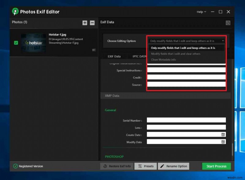 ประโยชน์ของการใช้ Exif Editor บน Windows 11/10 PC