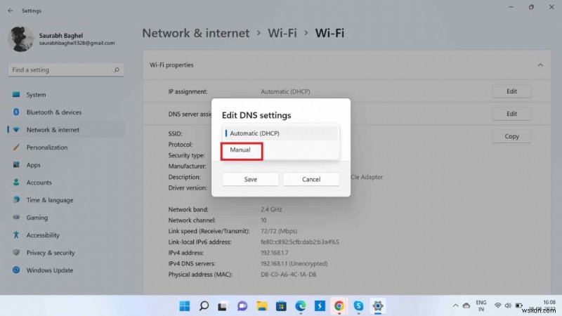 วิธีเปลี่ยนเซิร์ฟเวอร์ DNS ใน Windows 11