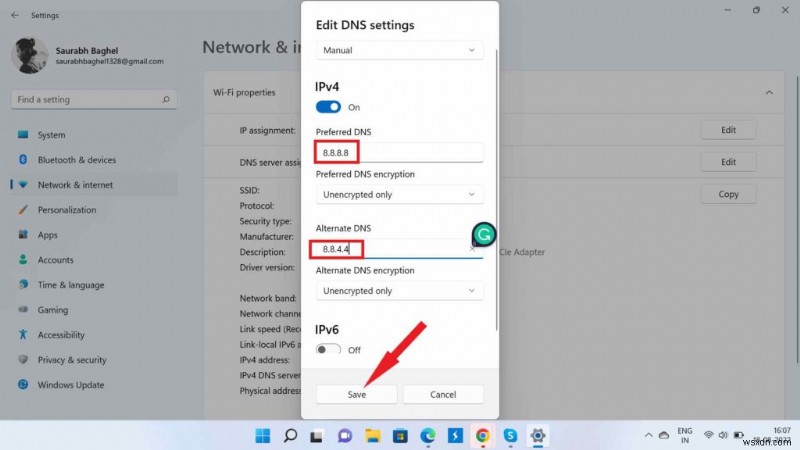 วิธีเปลี่ยนเซิร์ฟเวอร์ DNS ใน Windows 11