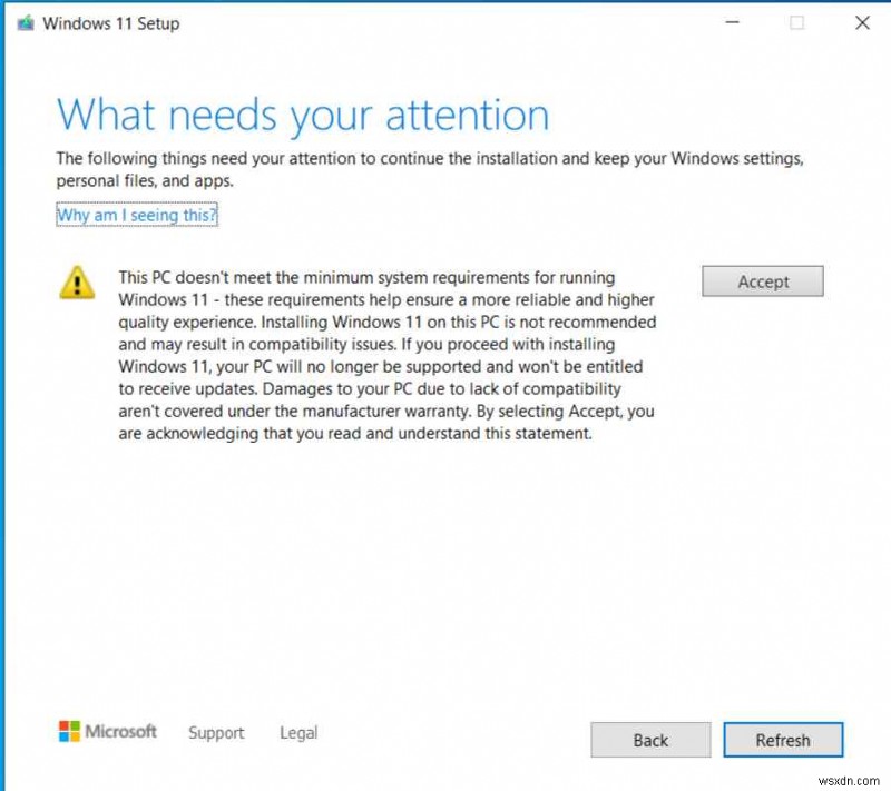 สิ่งที่ต้องทำเมื่อ Windows 11 ไม่รองรับโปรเซสเซอร์
