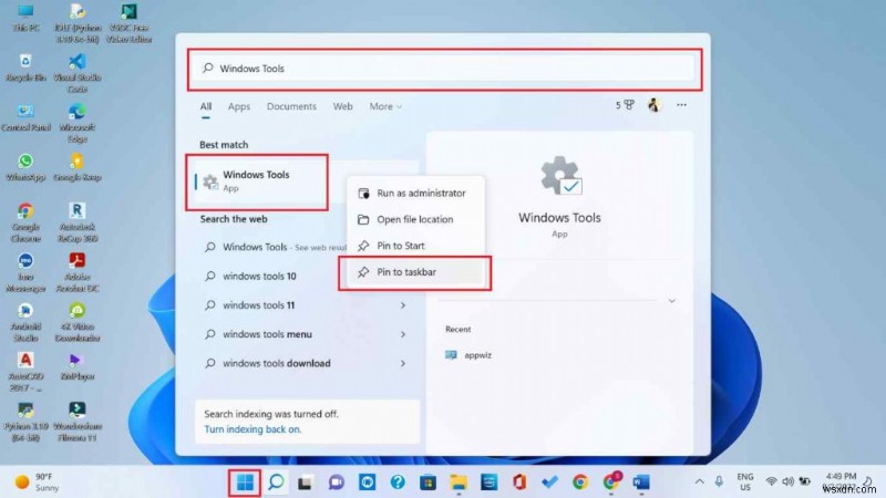 7 วิธีเปิดเครื่องมือ Windows ใน Windows 11 (2022)