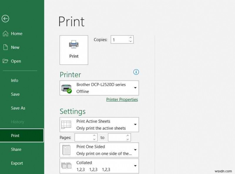 วิธีแก้ไขไม่สามารถพิมพ์จาก Microsoft Excel ใน Windows 11