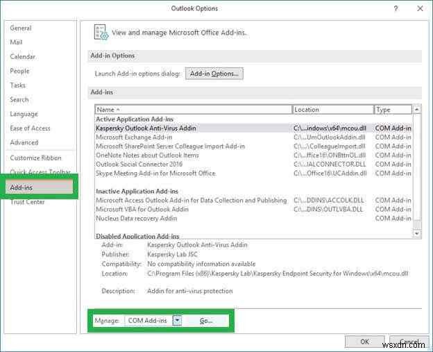 วิธีแก้ไขข้อผิดพลาด Outlook ที่ผิดพลาด