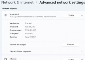 วิธีเปลี่ยนชื่อ Network Adapter บน Windows 11