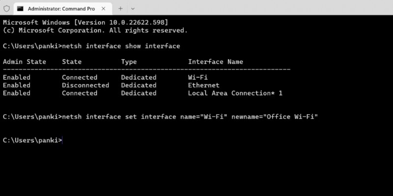 วิธีเปลี่ยนชื่อ Network Adapter บน Windows 11