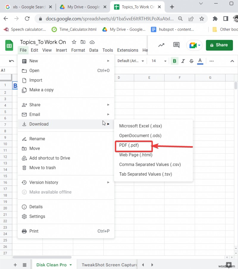 วิธีแปลงไฟล์ Excel เป็น PDF