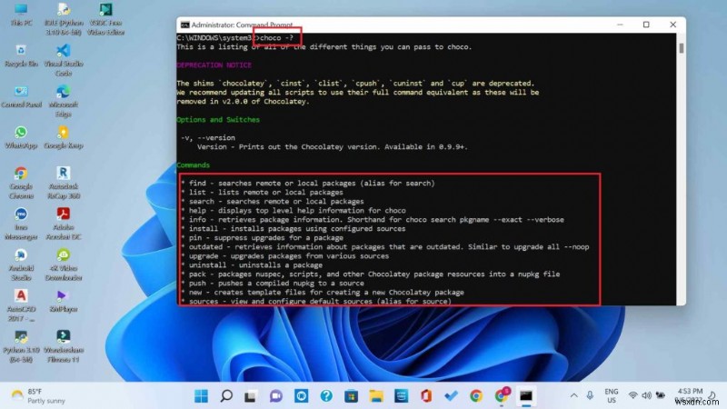 วิธีติดตั้งแอปจาก Command Prompt หรือ PowerShell