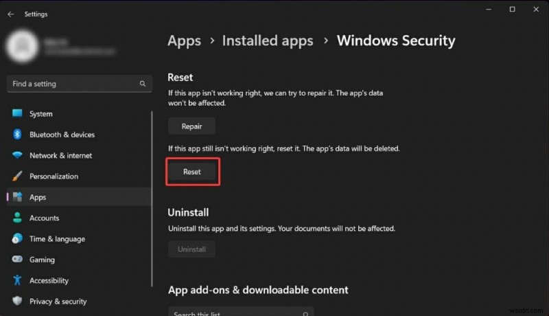 วิธีรีเซ็ตความปลอดภัยของ Windows ใน Windows 11