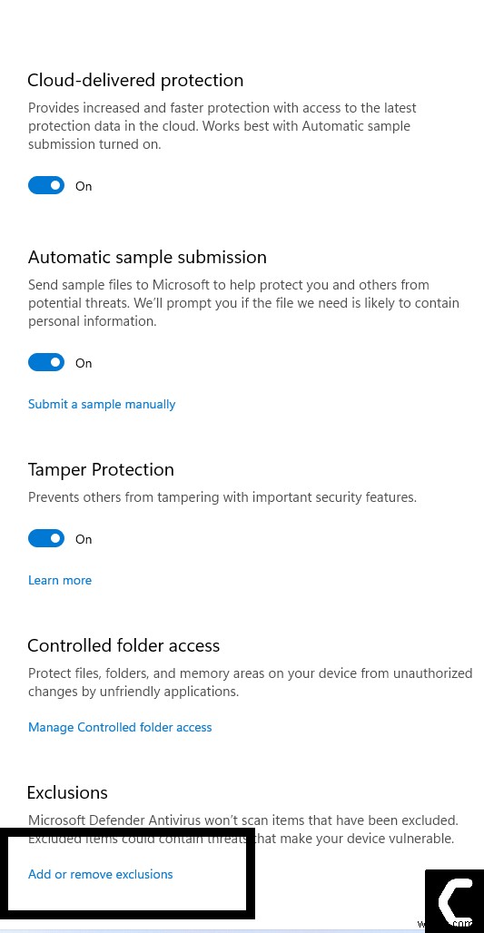 วิธีหยุด  Antimalware Service Executable  จากการใช้ทรัพยากร CPU บน Windows 11