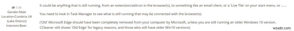 CCleaner Microsoft Edge ถูกข้ามบน Windows 11 หรือไม่