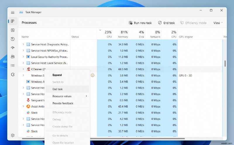 CCleaner จะไม่ถอนการติดตั้งบน Windows 11/10/8