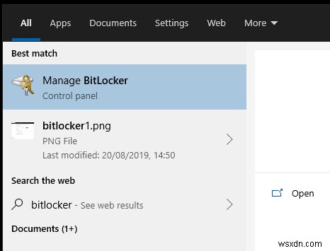 เริ่มต้นใช้งาน BitLocker ซึ่งเป็นเครื่องมือเข้ารหัสทั้งดิสก์ในตัวของ Windows 10
