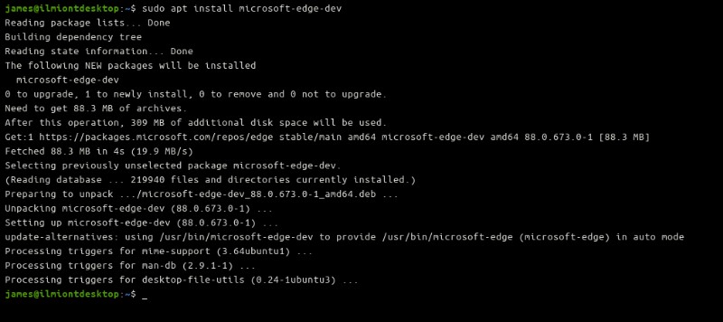 วิธีติดตั้ง Microsoft Edge Dev บน Linux