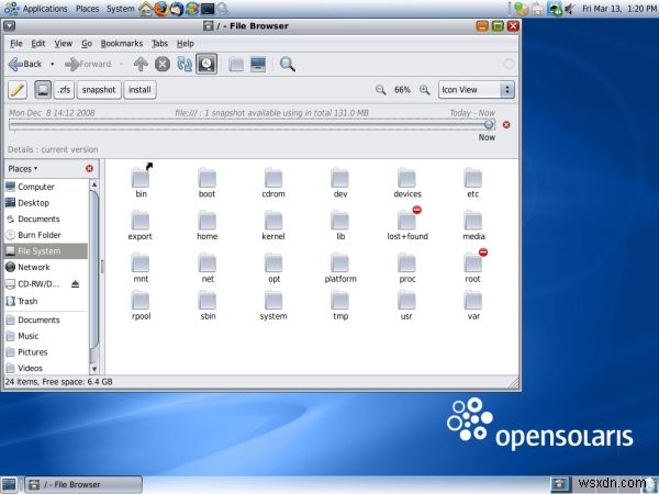 Open Solaris 2008.11 - มาถูกทางแล้ว แต่การเดินทางยังอีกยาวไกล