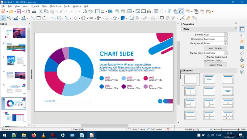 บทวิจารณ์ LibreOffice 7.1 - หลักการความไม่แน่นอน