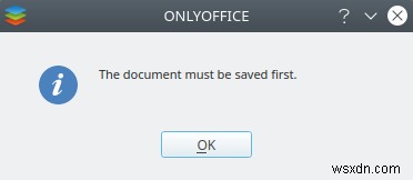 OnlyOffice Desktop Editors 5.5.1 - ดีแต่น่าจะดีกว่านี้