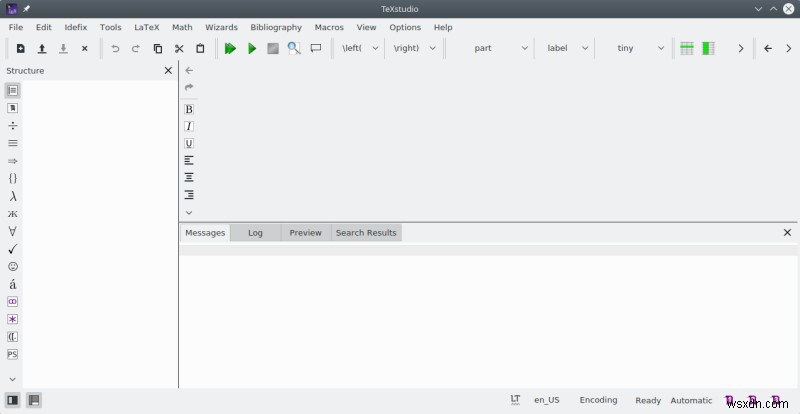 TeXstudio - ฟรอนต์เอนด์ LaTeX ที่สบายแต่เนิร์ด