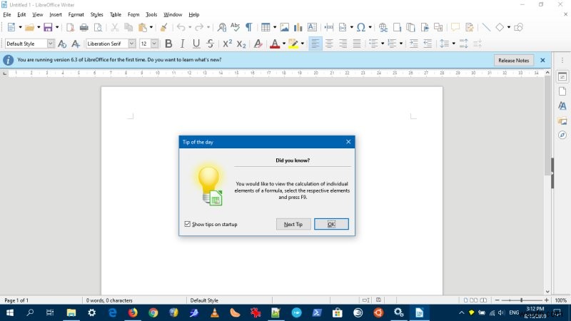 LibreOffice 6.3 - รอปาฏิหาริย์