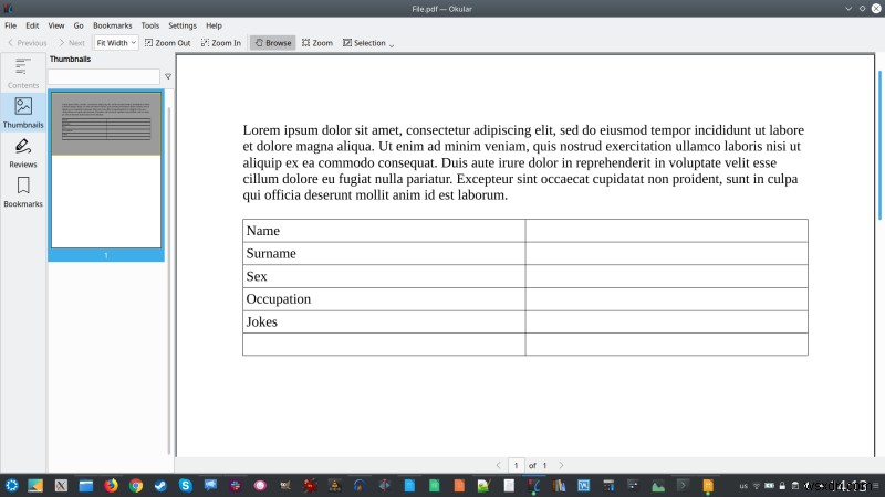 วิธีแก้ไขแบบฟอร์ม PDF ใน Linux ด้วย LibreOffice