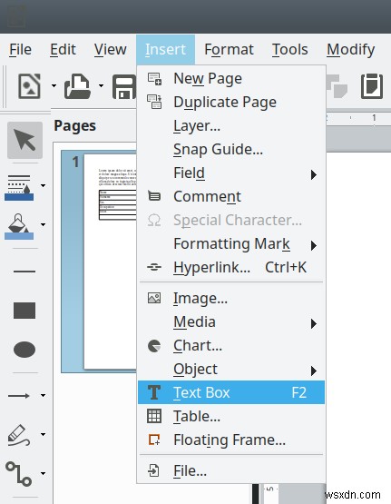 วิธีแก้ไขแบบฟอร์ม PDF ใน Linux ด้วย LibreOffice