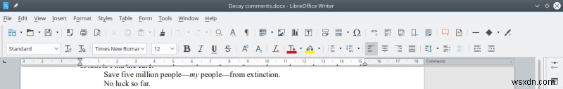 ทำให้ LibreOffice มีประสิทธิผลมากขึ้นภายใต้ Plasma