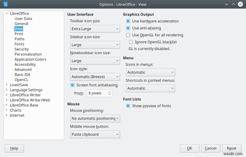 ทำให้ LibreOffice มีประสิทธิผลมากขึ้นภายใต้ Plasma