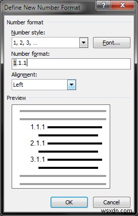 Microsoft Word &รายการลำดับเลข