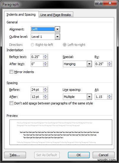 Microsoft Word &รายการลำดับเลข