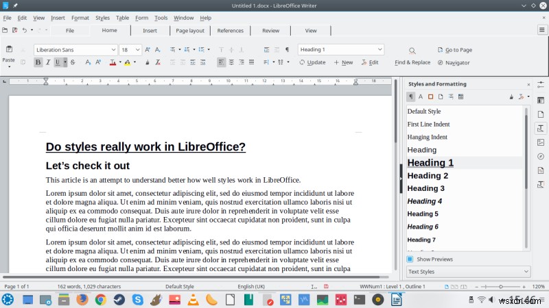สไตล์ LibreOffice - สไตล์ของฉันคือระเบิด Didi bom di Deng