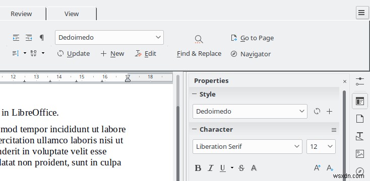 สไตล์ LibreOffice - สไตล์ของฉันคือระเบิด Didi bom di Deng