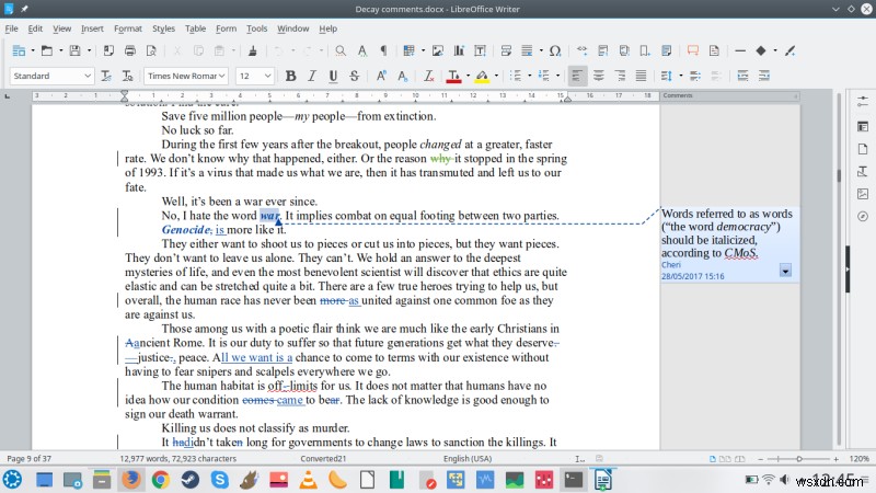 LibreOffice 6.0 - ความดี ความสง่างาม แบบอักษรแห่งไฟที่ยอดเยี่ยม!