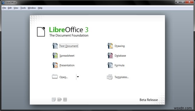 LibreOffice - จุดเริ่มต้น
