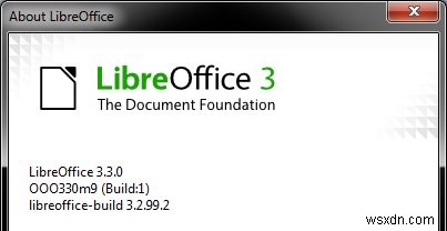 LibreOffice - จุดเริ่มต้น