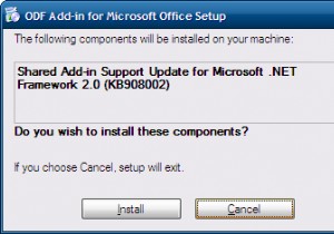 การแปลงไฟล์ OpenOffice เป็น/จากไฟล์ Microsoft Office
