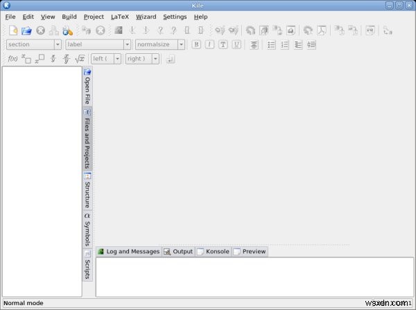 Kile - ส่วนหน้าของ LaTeX ที่ประสบความสำเร็จอีกอันหนึ่ง