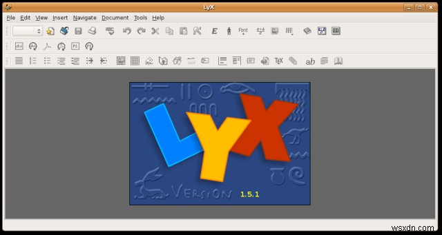 LyX - โปรแกรมประมวลผลเอกสารที่ทรงพลัง