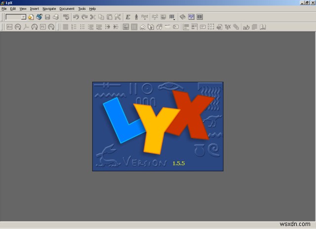 LyX - โปรแกรมประมวลผลเอกสารที่ทรงพลัง