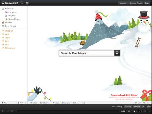 Grooveshark - บริการเพลงออนไลน์ที่สมบูรณ์แบบ