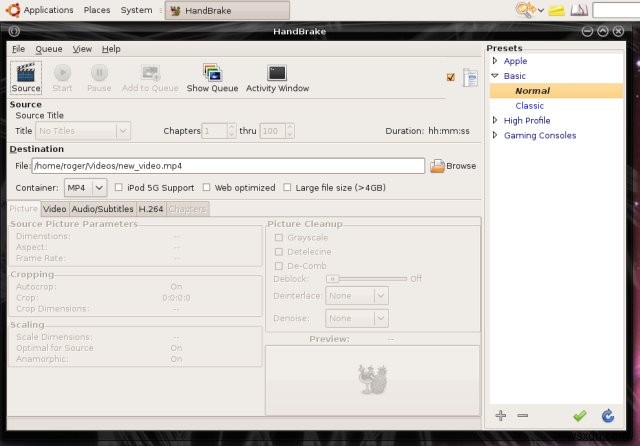 วิธีริปภาพยนตร์ DVD ใน Linux ด้วย Handbrake