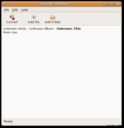 การแปลงรูปแบบไฟล์เพลงใน Linux - บทช่วยสอน