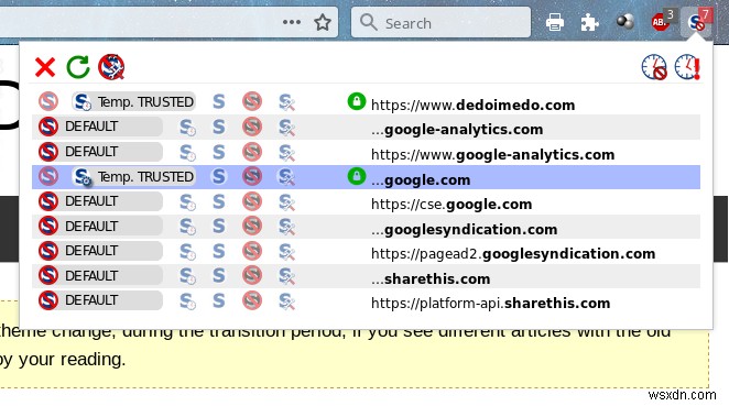 คู่มือการใช้งาน Firefox 57-59 &Noscript 10 - ฉบับที่ 2