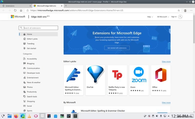 Microsoft Edge สำหรับ Linux - ผู้ท้าชิงปรากฏขึ้น