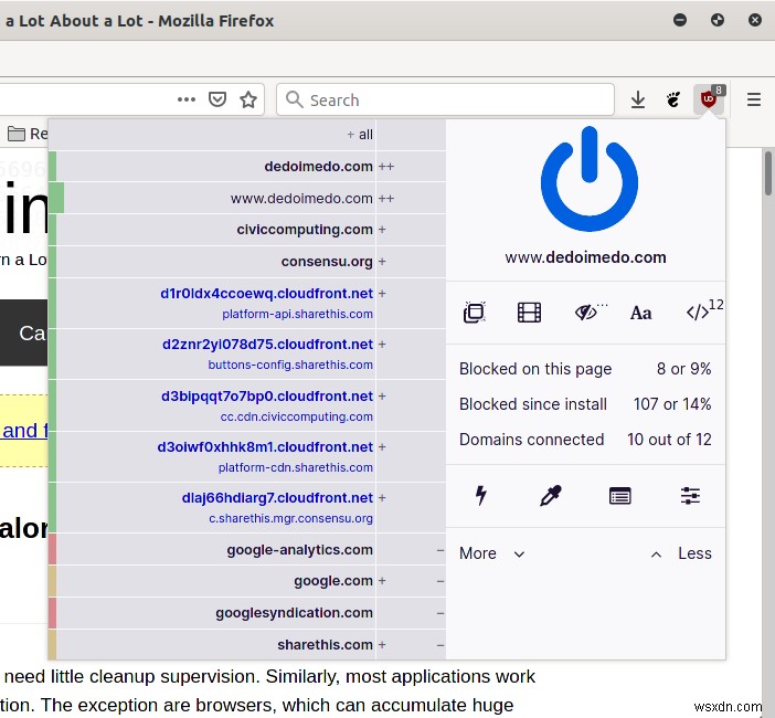 UBlock Origin - เครื่องมือกรองอินเทอร์เน็ตที่มีประสิทธิภาพ