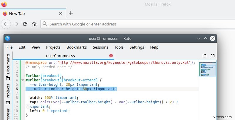 วิธีเปลี่ยนแถบที่อยู่ใน Firefox 75 (ขึ้นไป)