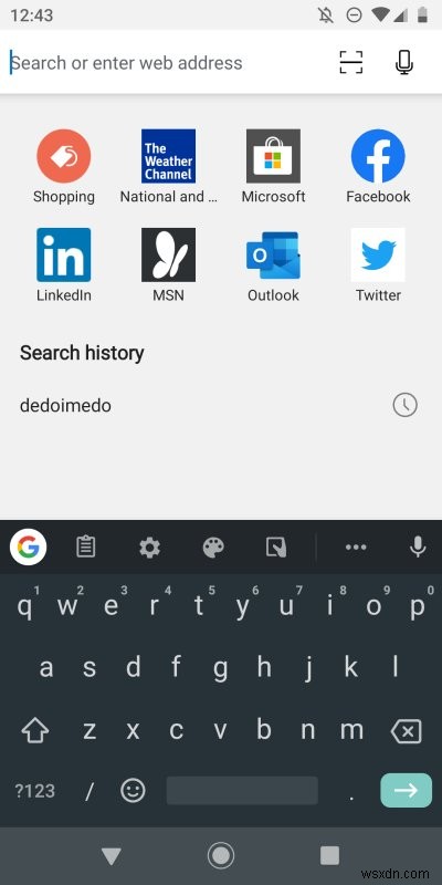 Microsoft Edge บน Android - ระวังของมีคม