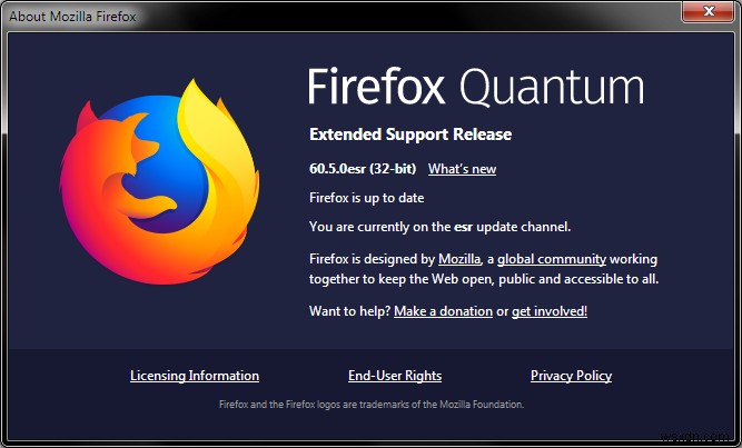 Firefox 65 ใช้เวลานานในการปิด &การใช้งาน CPU สูง