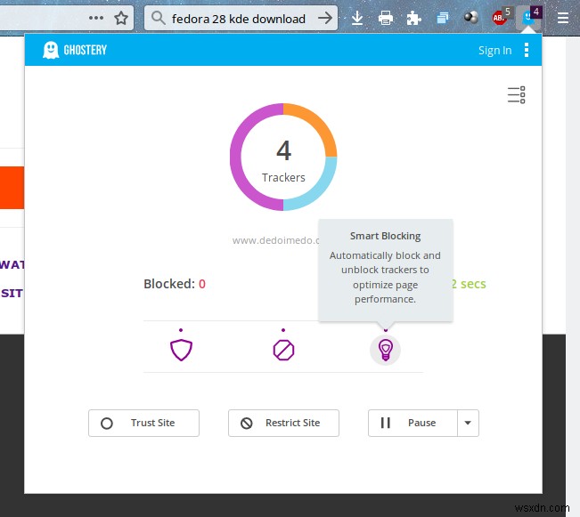 Ghostery - สายตาของผู้ติดตามจับจ้องมาที่คุณ